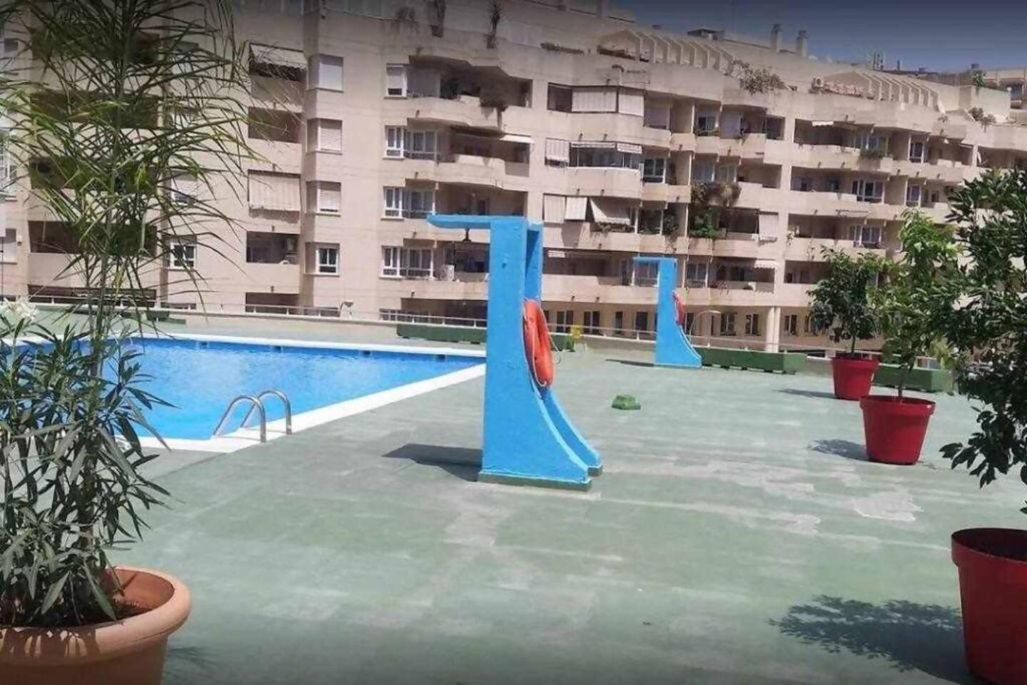 Centro Plaza Torremolinos Apto 24 Wifi Terraza Dış mekan fotoğraf